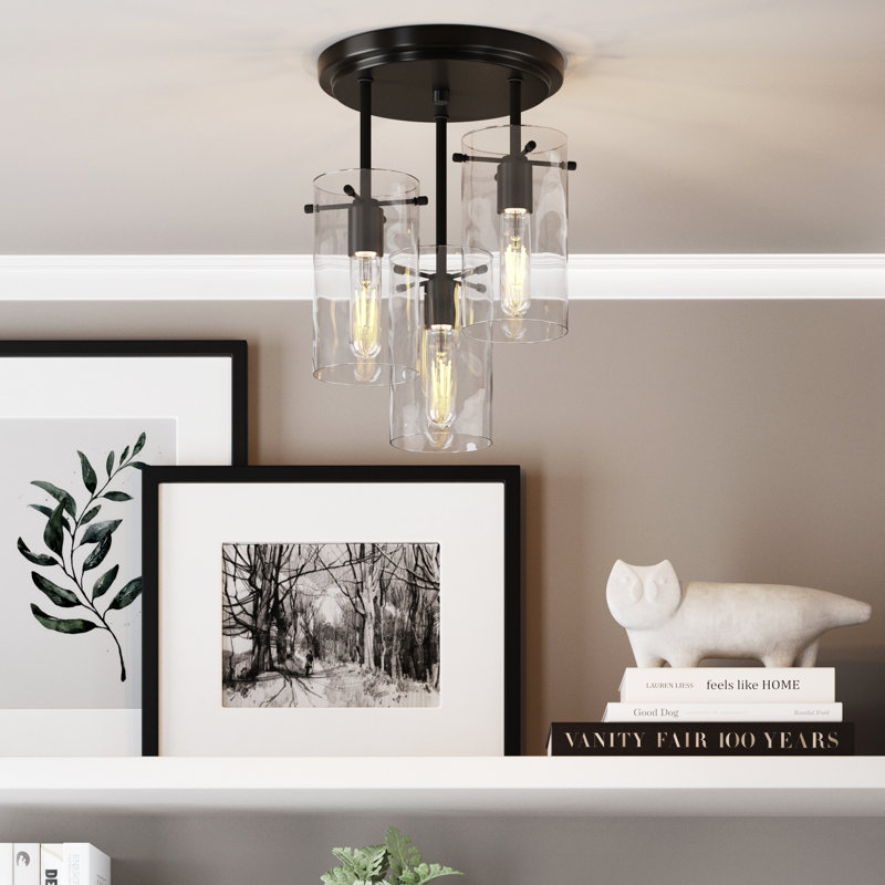 Nathan James Semi Flush Mount Kitchen Light Fixture & Reviews Wayfair